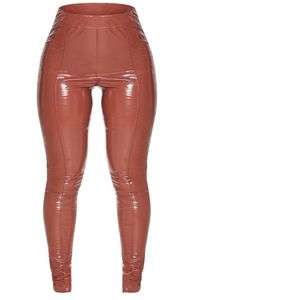 Leather vinyl pants